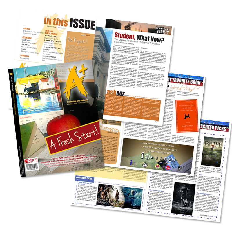 Feature Magazine lay out