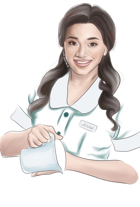 Joanna Ampil as Jenna in Atlantis Theatrical's Waitress