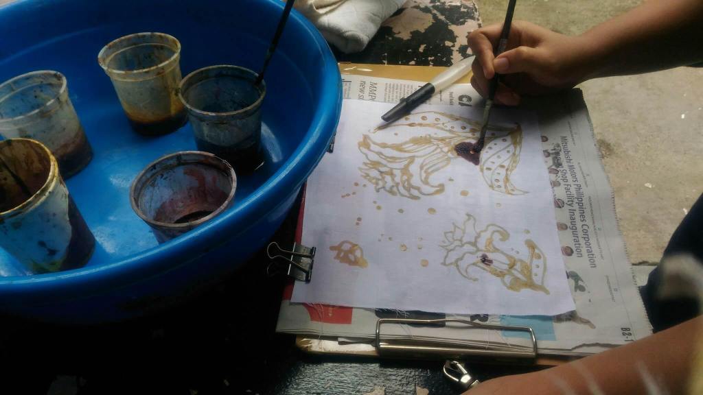 Batik Making Inking